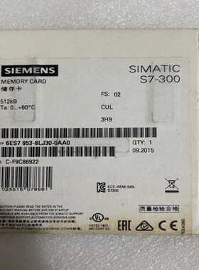 【议价】6ES7953-8LJ30-0AA0未开适用