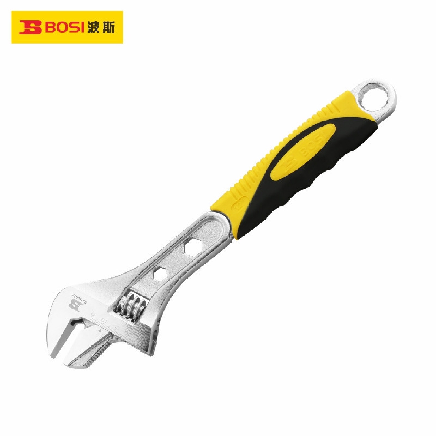 波斯工具12寸300mm碳钢管活两用扳手BS363300