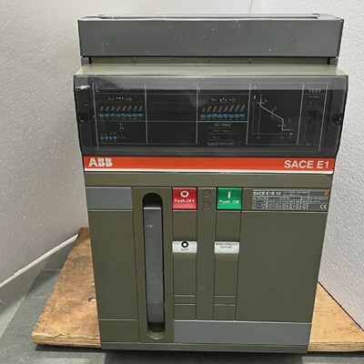 ABB SACE E1 AIR CIRCUIT BREAKER 1250A OCR SACE PR111P
