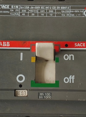 ABB SACES1N Circuit Breaker 100A 3P 500V