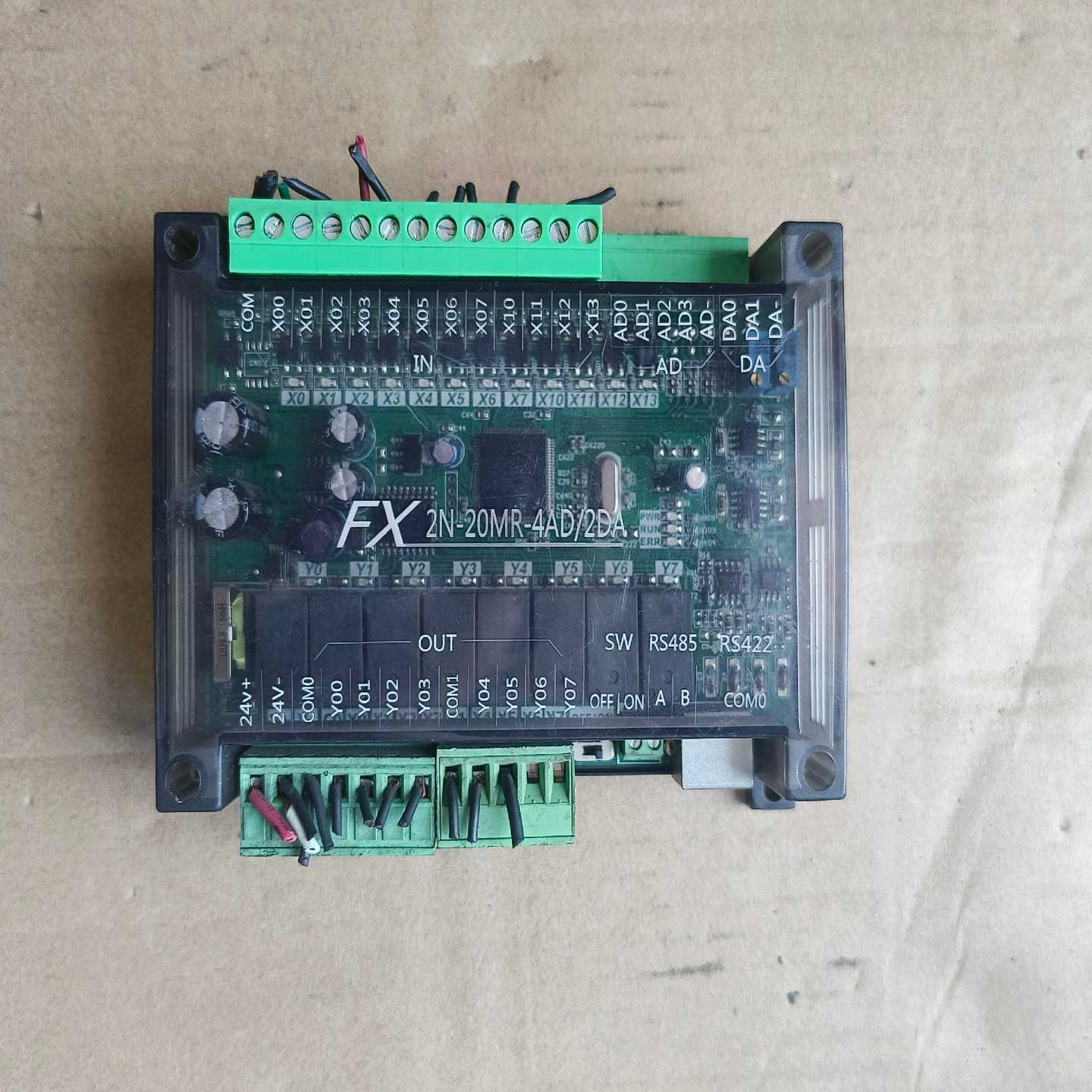 FX2N PLC FX2N-20MR-4AD2DA剪线拆；议价