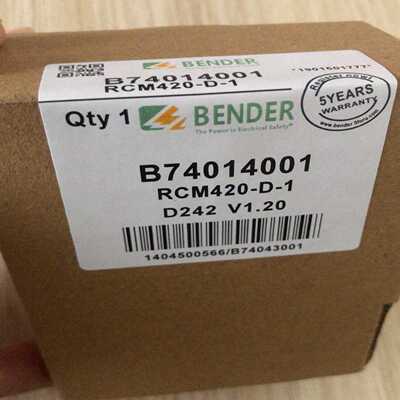【议价】德国本德尔绝缘检测仪RCMA420-D-1适用