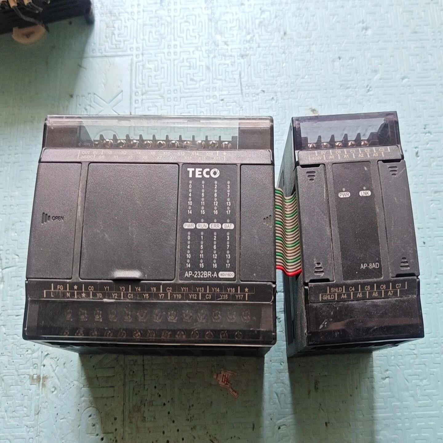 议价东元PLCAP-120BR-A加一个扩展模块AP8AD