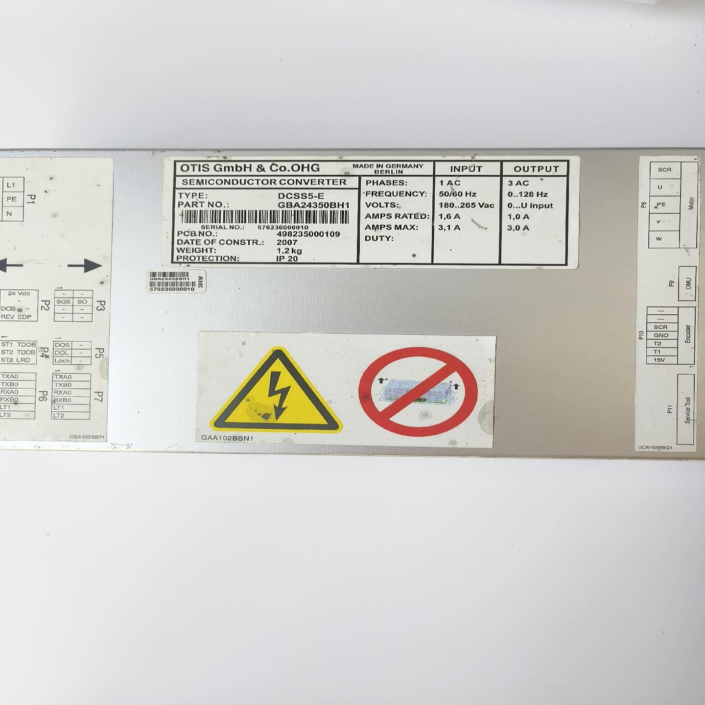 OTIS奥的斯电梯门机盒 DO2000-E DCSS5-E