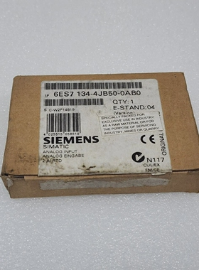 西门子6ES7134-4JB50-0AB02-CH分析输入模块