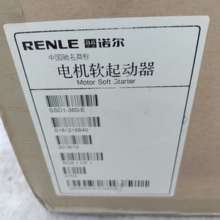 雷诺尔电机软启动器SSD1360E200KW现货议价