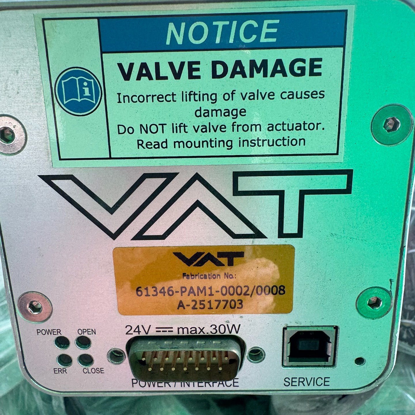 VAT蝶阀控制器型号61346PAM10002000议价,电子元器件市场,其它元器件,淘宝优惠券,粉丝福利购,淘宝优惠卷