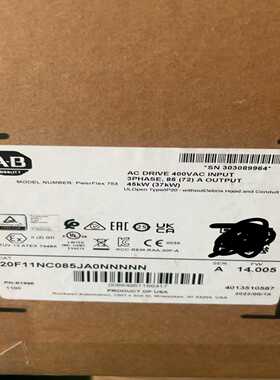 20f11nc085ja0nnnnnAB30KW变频器询价
