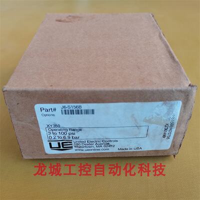 供应*现货销售*全新原装美国 UE 压力开关 J6-S156B 现货XY350*
