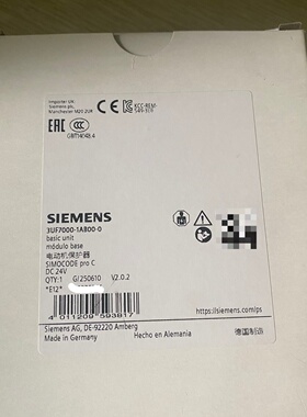 西门子3UF70001AB000全新正品基础设备议价