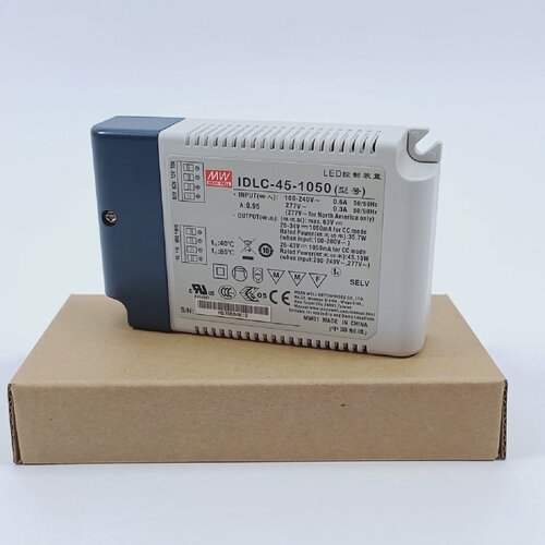 寻XMean Well IDLC451050 43Vdc At 1.05A 2 In 1 Dimming With 0