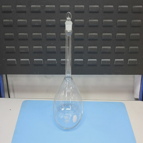 KimbleKimax28017ClassA2000mLGlassVolumetricFlaskWi