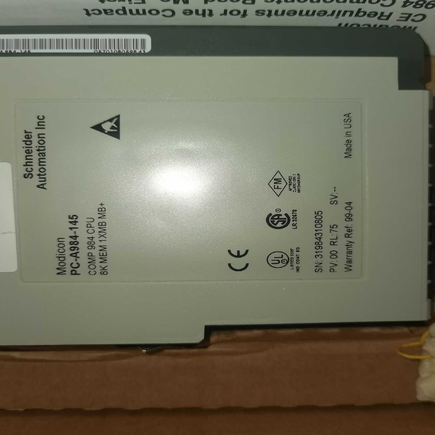 PC-A984-145莫迪康控制器询价