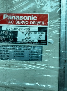 DV80X180MB5伺服驱动器实物拍摄