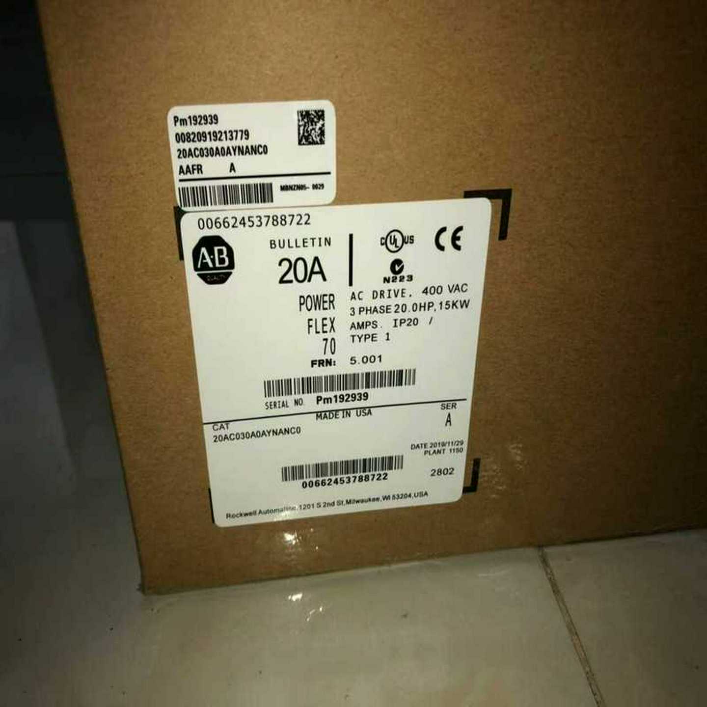 140G-G6C3-D12，AB罗克韦尔断路器，成色还挺漂亮询价