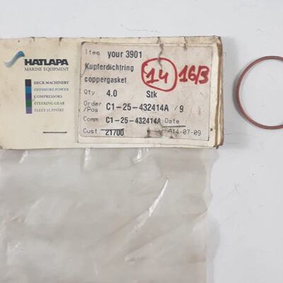Junta Cooper C112431509A Para Compresor Hatlapa L20 Piezas P