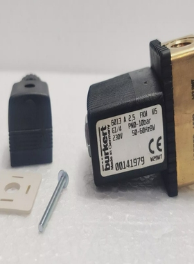 Burkert00141979电磁阀6013A2.5FKMMSG1/4PN0-10Bar230