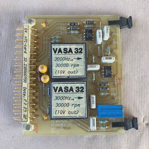 WARTSILA DESPEMES 3V72H126 C4 NTC CARD REV.1 32.23B000700