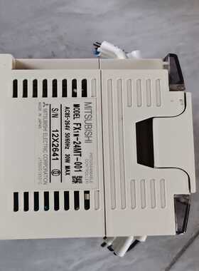 三菱PLCFX1N-24MT-001，实物拍摄，成色如图，--议价商品