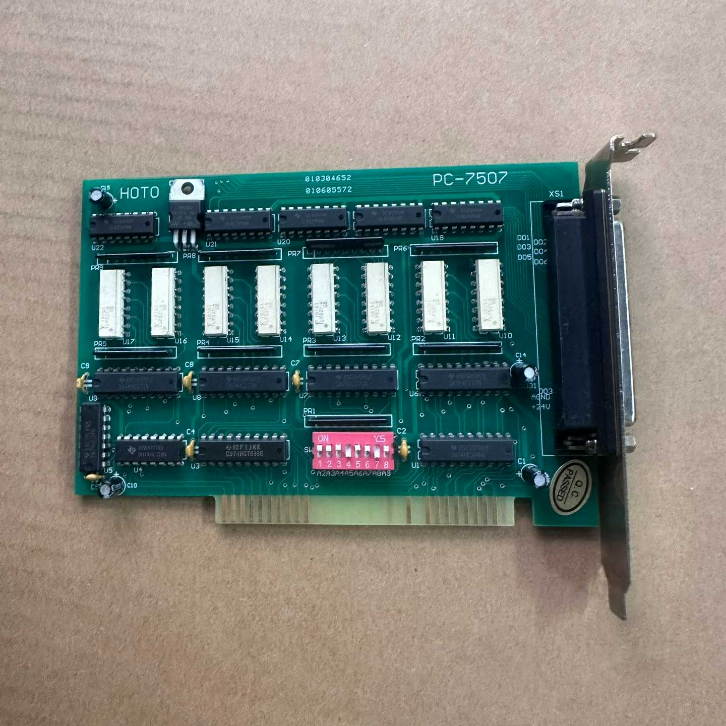 （议价）HDTDPC-7507工业工控机ISA卡实物设备