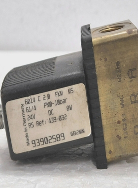 Brkert93902589MagnetventilG1/4PN0-10bar24VDc8W