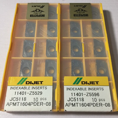 日本黛杰DIJET铣刀片APMT1604PDER-08JC5118通用材质正品承诺