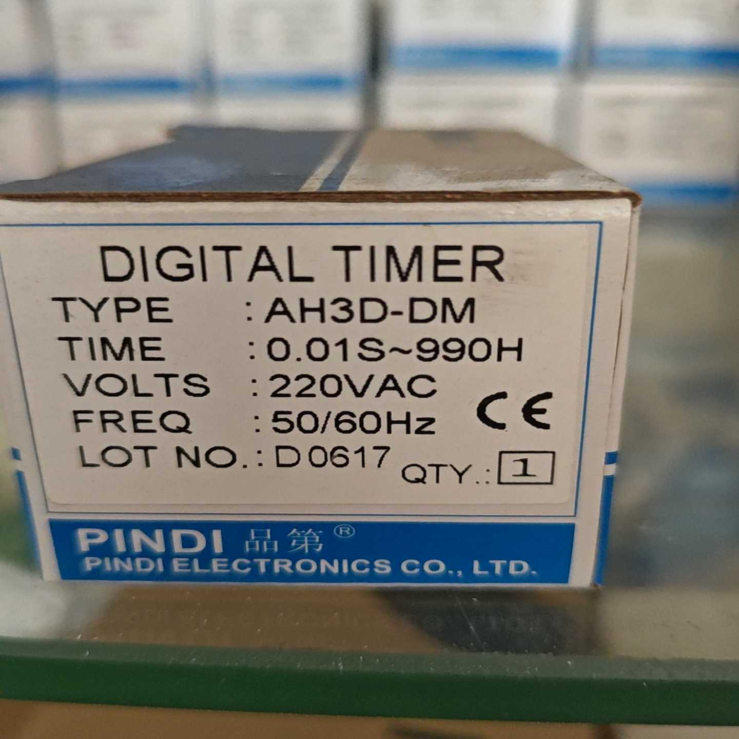 全新品第时间继电器AH3D-DM，220VAC电压，通电延时--议价商品