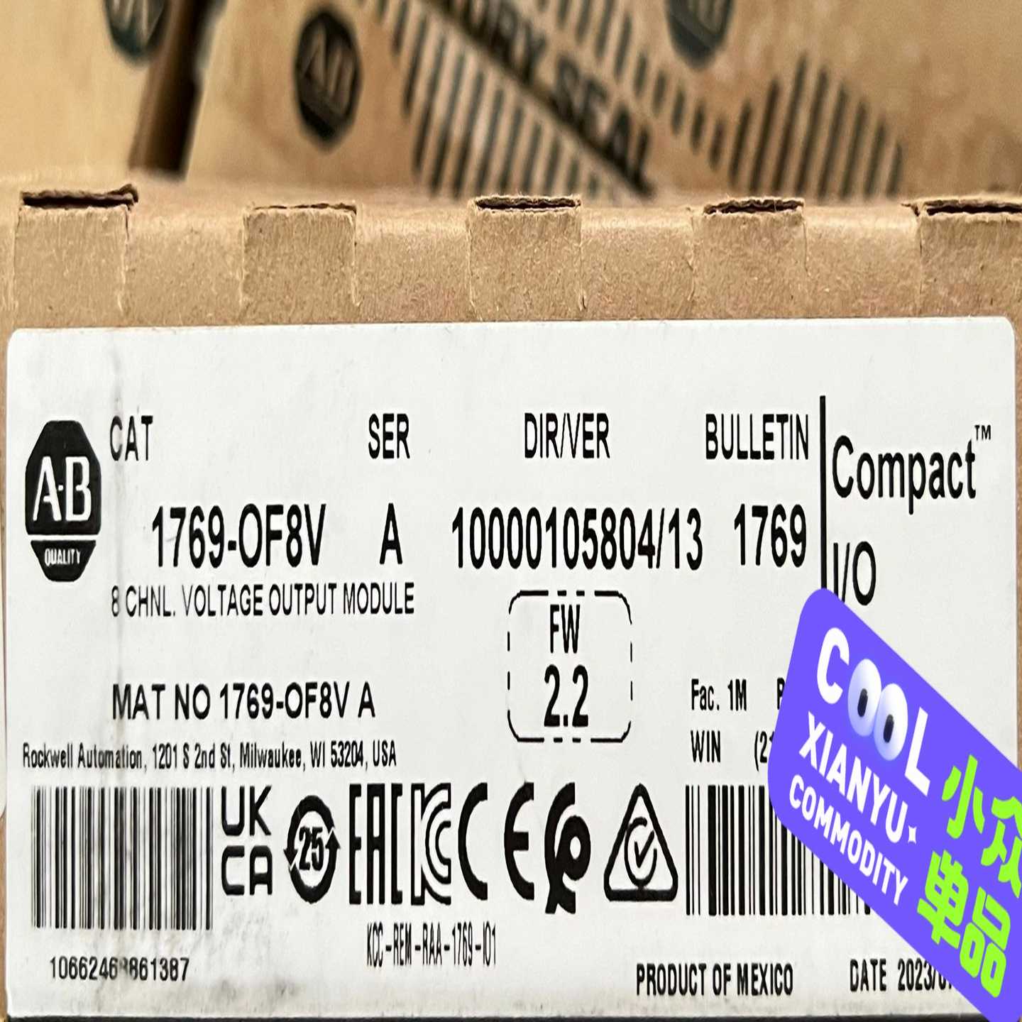 【议价】1769-OF8V适用