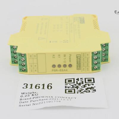 31616PHOENIXCONTACT安全继电器2963750全新PSRSCP24UCESA42X11X2
