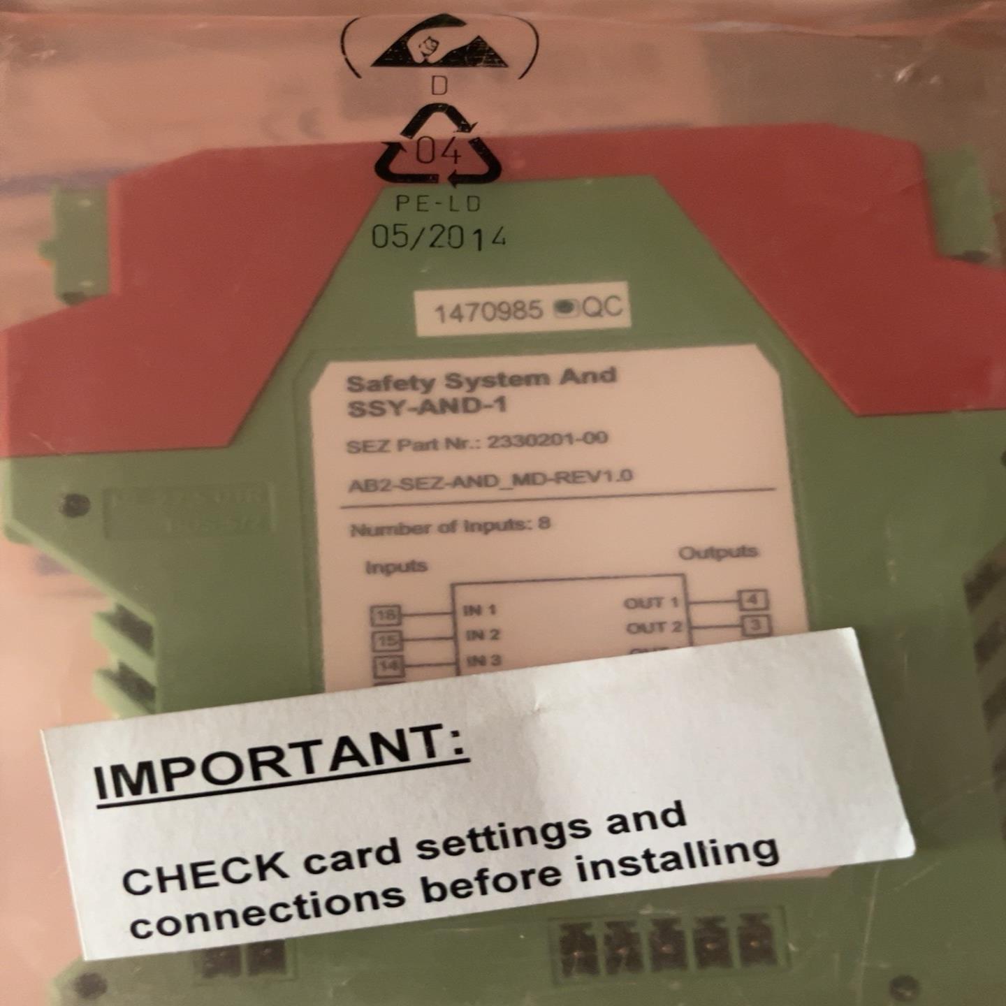 日本精工ASTRON控制器SSY-AND-1--议价商品