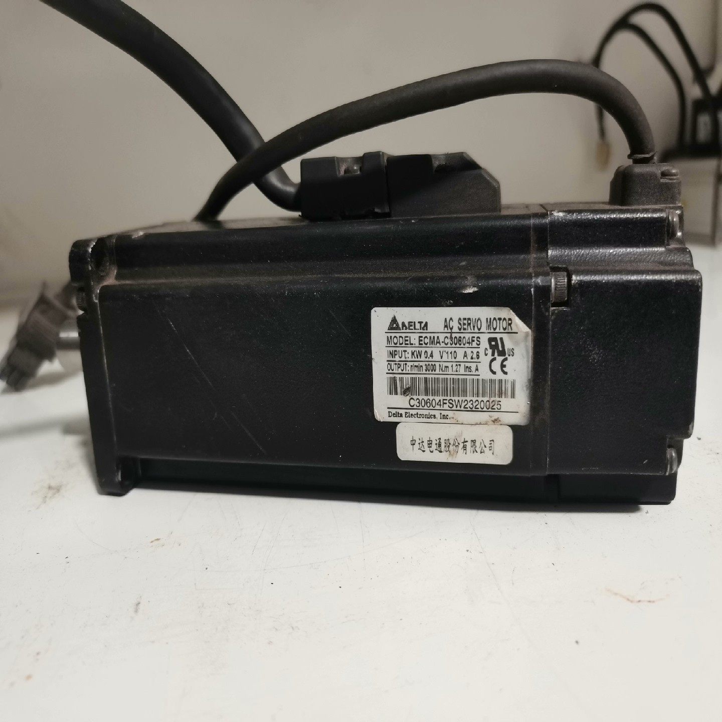 【请询价】台达伺服电机 ECMA-C30604FS 400W实物拍摄