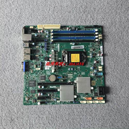 超微X11SSLCF服务器主板1151针单路C232E3v5V6SAS3008原厂