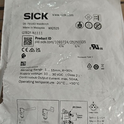 西克光电传感器GTB2FN1111订货号1093724-议价