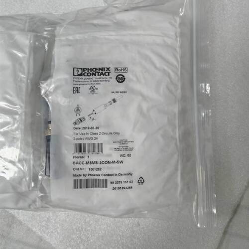 原装菲尼克斯M8连接器，型号SACC-M8MS-3CON议价