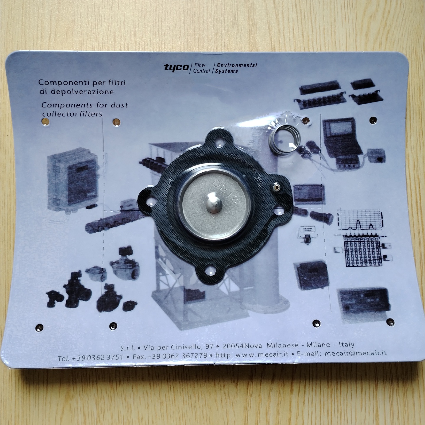 马佳尔MECAIR脉冲阀膜片维修包DB18VNP208VEP208VNP308VEM308