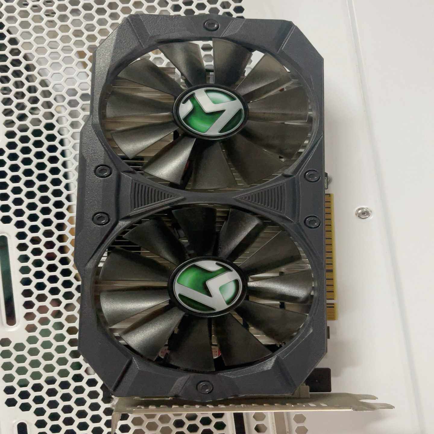 铭瑄GTX1050Ti4G电竞版拆机显卡,成色新,功能正常--议价商品