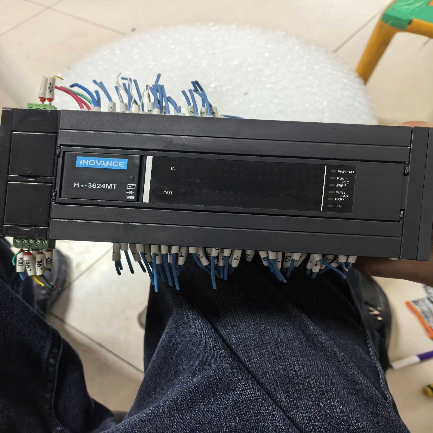 议价汇川PLCH3u-3624MT溶喷机机拆机件成现货/维修