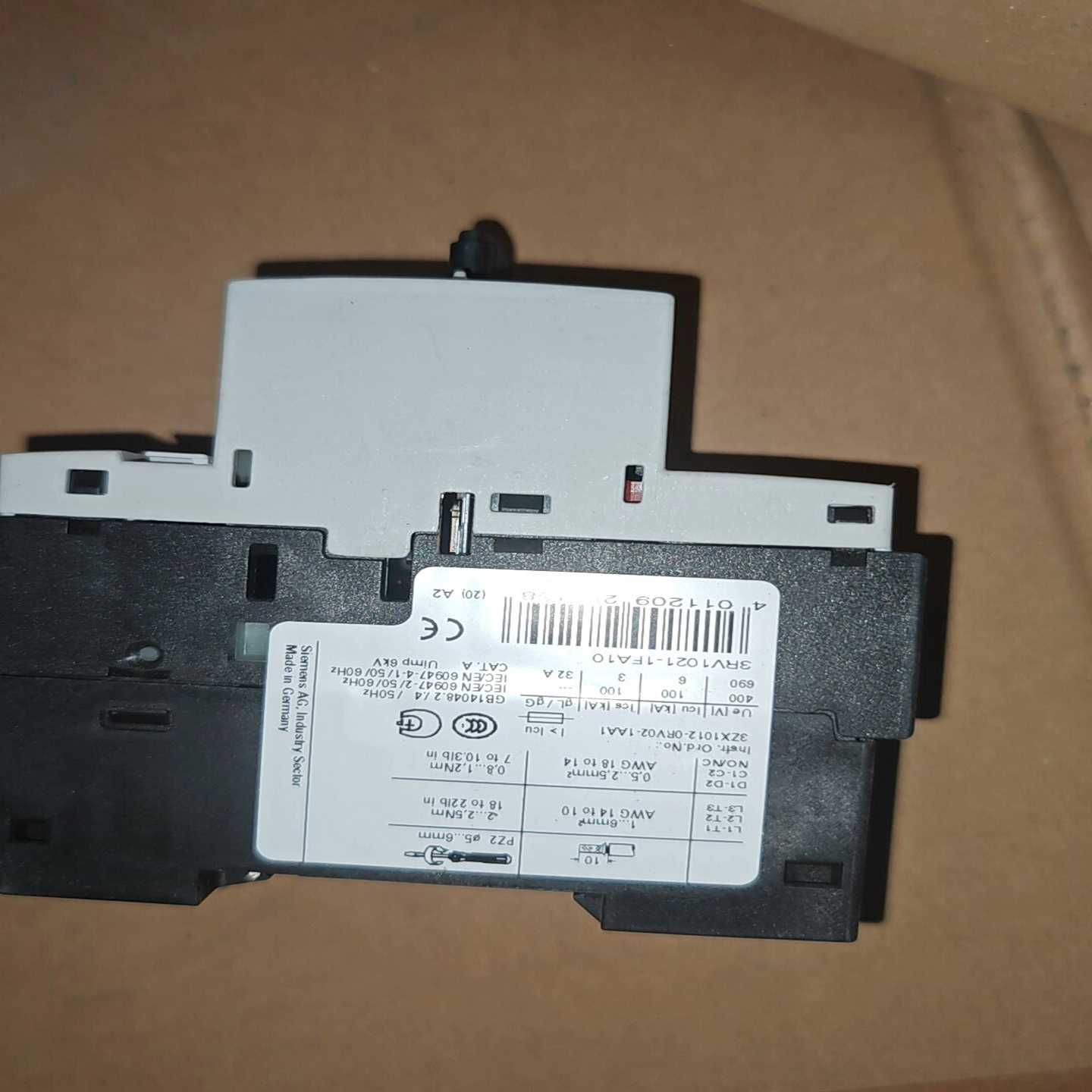 【议价】断路器3RV1021-1FA10'，没有外包装适用