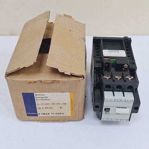 Siemens 3TB44 170B Contactor 110V DC