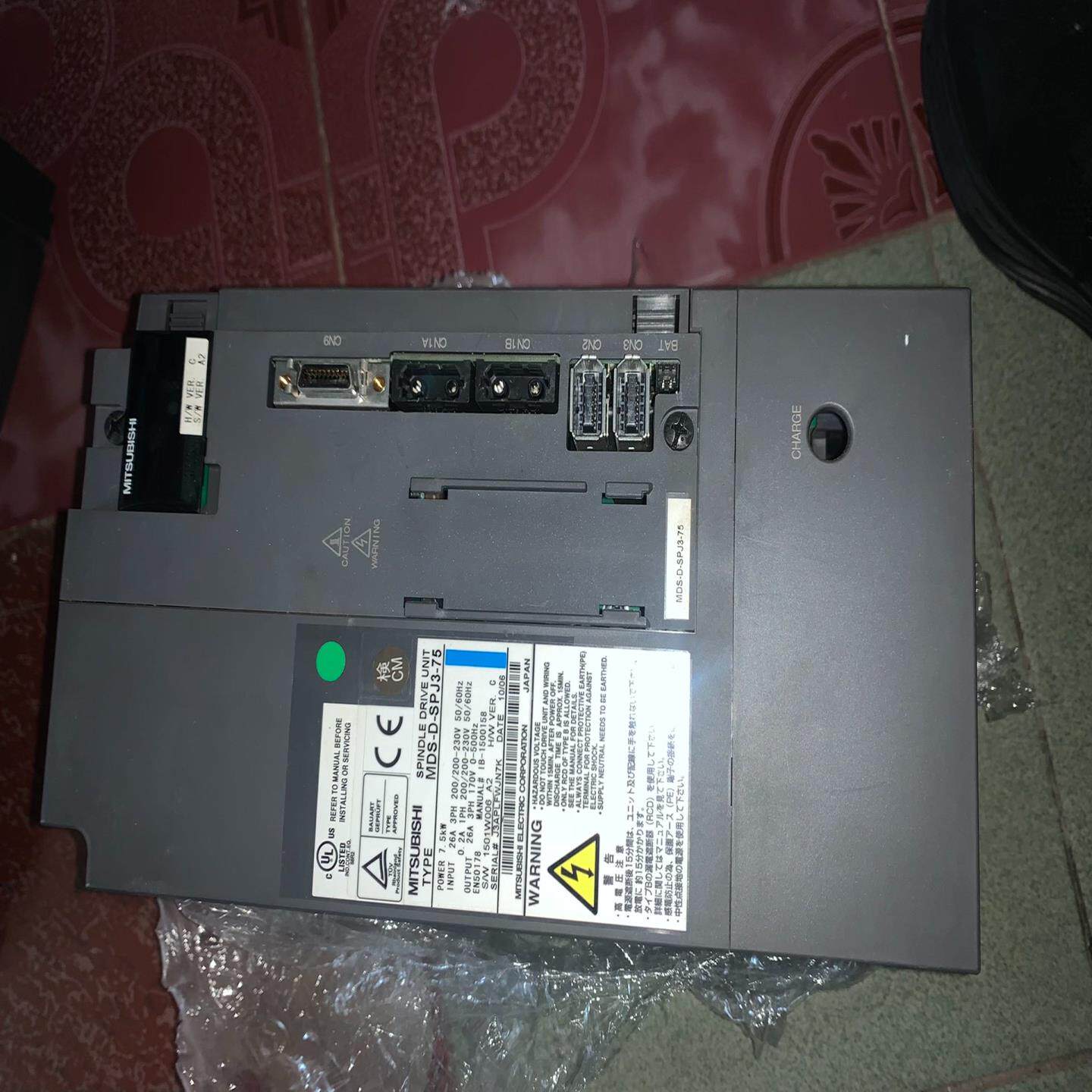 (询价)三菱主轴驱动器，库存货 MDS-D-SPJ3-75，功能