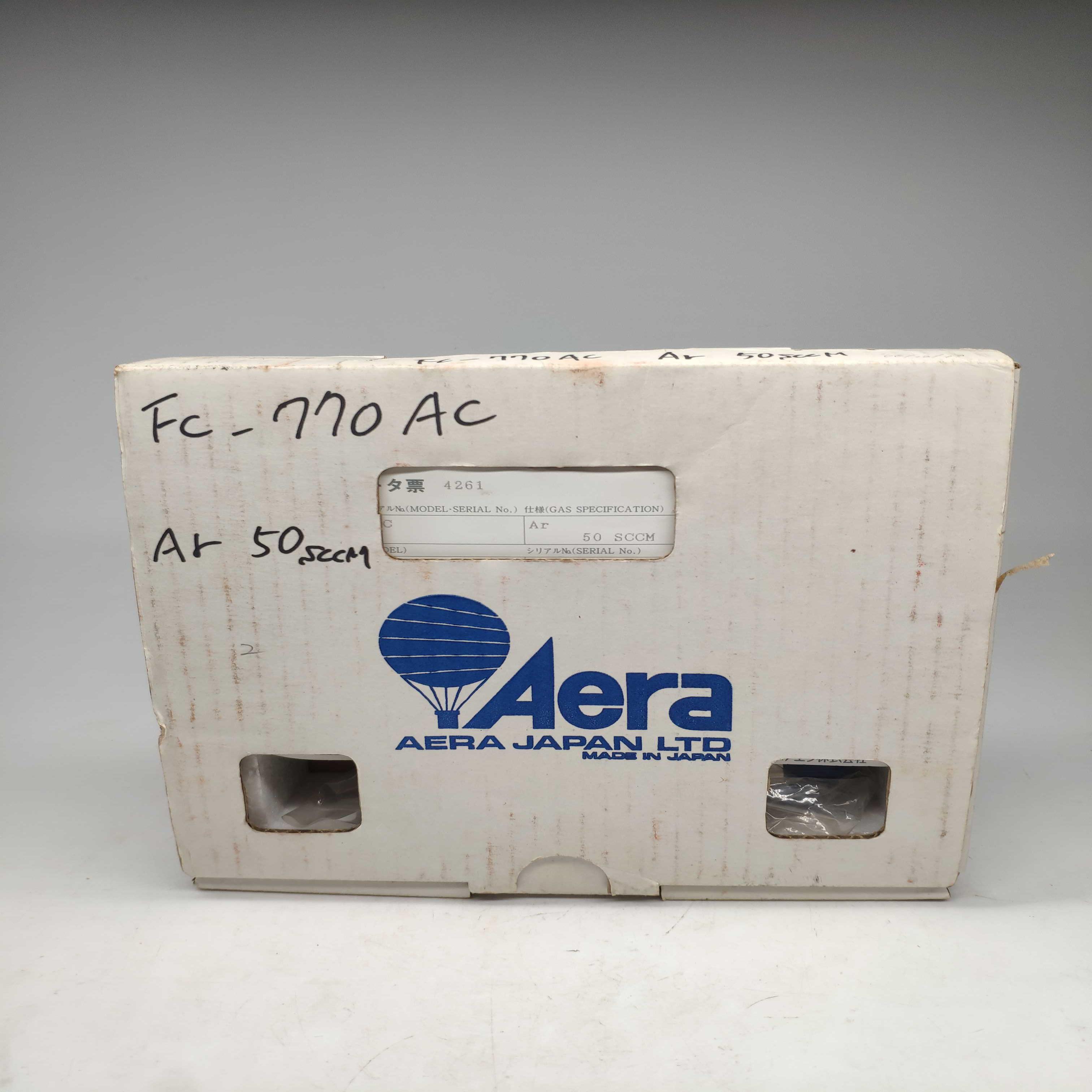 Aera FC-770AC  50SCCM Ar质量流量控制器日本原装进口询价