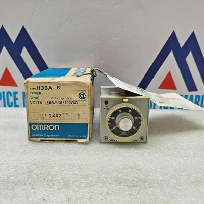 Omron H3BA8 010 Min Timer 100110120VAC