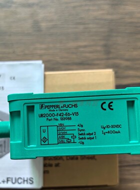 议价UB2000-F42-E6-V15倍加福超音波感测器 货号:133988全新原装