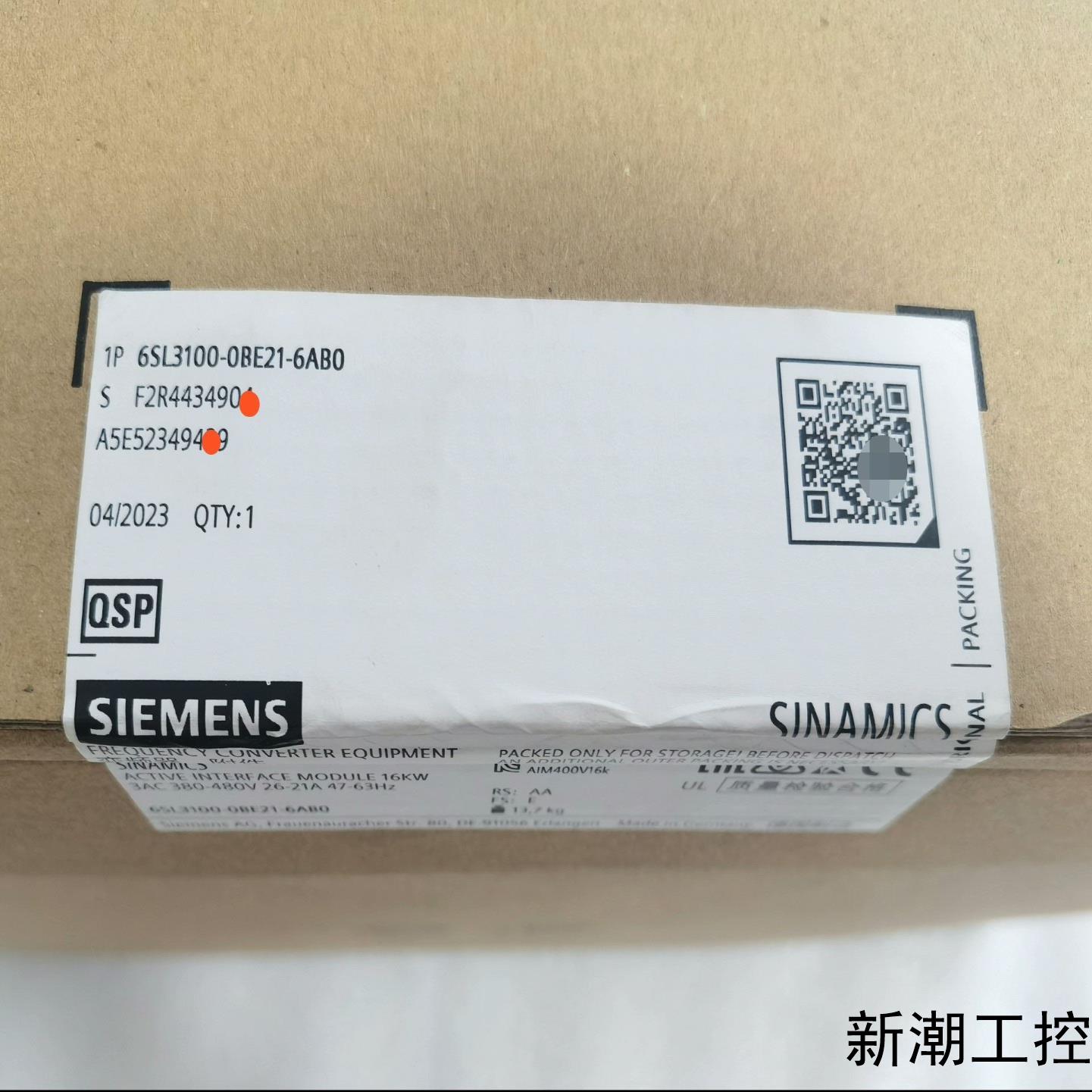 6SL3100-0BE21-6AB0 西门子 R4原装原标正议价商品
