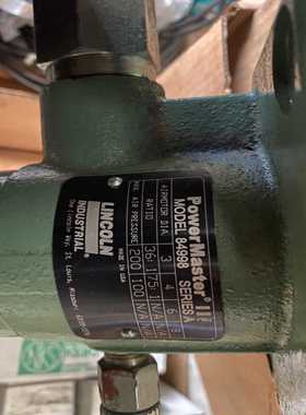 【请询价】进口全新林肯盾构机配件 84998