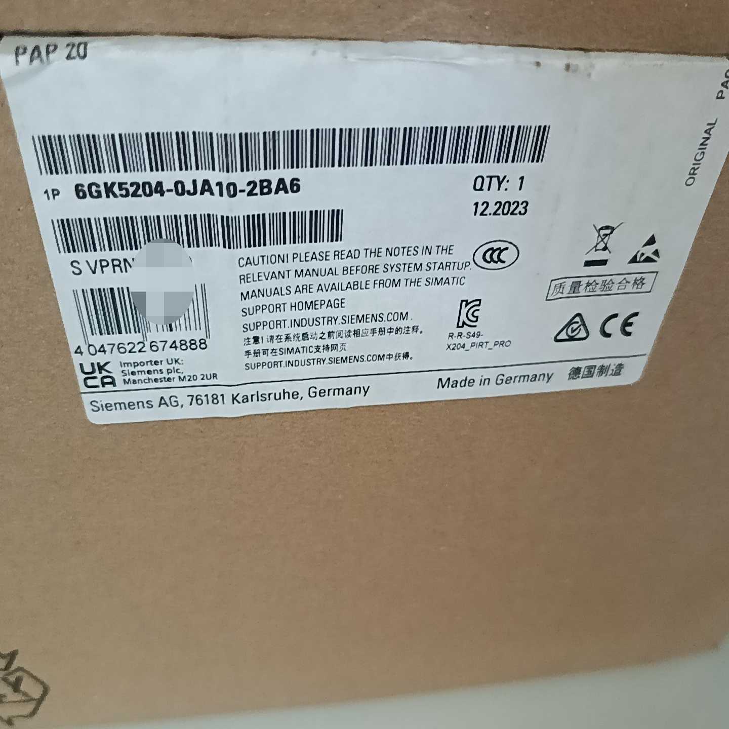 6GK5204-0jA10-2BA6询价