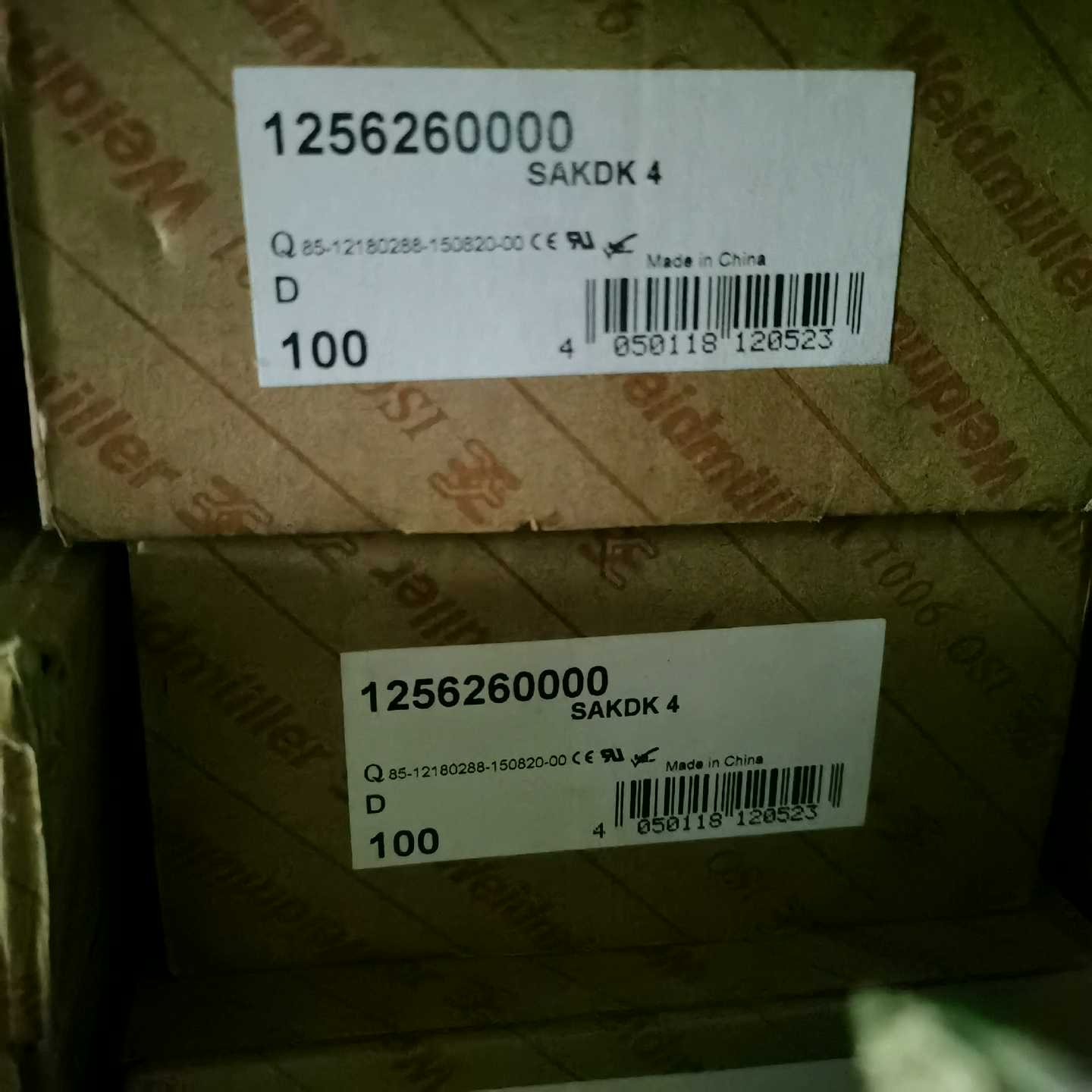 全新原装weidmuller魏德米勒SAKDK4货号125--议价商品