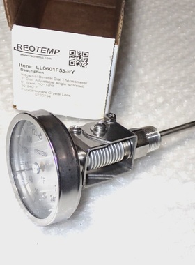 LL0601F53PY 20240 REOTEMP 3 DIAL ADJ ANGLE BIMETAL THERMOMET