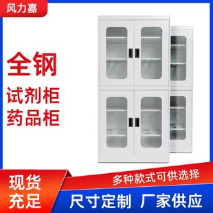 全钢试剂柜药品柜实验室玻璃器皿带孔柜通风试剂仪器柜化学品柜