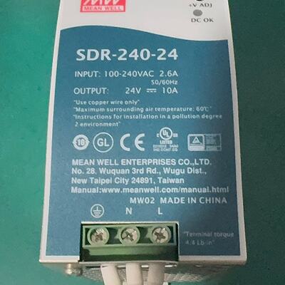 议价明纬NDR24024开关电源24V10A可维修